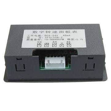 4 Digital LED Tachometer RPM Speed Meter + Proximity Switch Sensor NPN