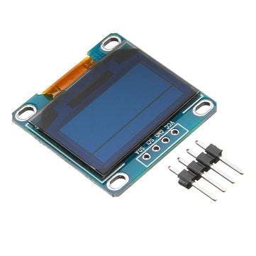 5Pcs 0.96 Inch Blue Yellow IIC I2C OLED Display Module