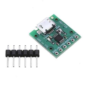 3pcs HW-728 CH340E MSOP10 USB to TTL Converter Module PRO MINI Downloader