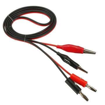 3pcs DANIU Alligator Clip Test Lead Clip To Banana Plug Probe Cable for Multi Meters