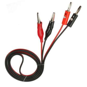 3pcs DANIU Alligator Clip Test Lead Clip To Banana Plug Probe Cable for Multi Meters