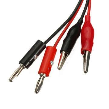 3pcs DANIU Alligator Clip Test Lead Clip To Banana Plug Probe Cable for Multi Meters
