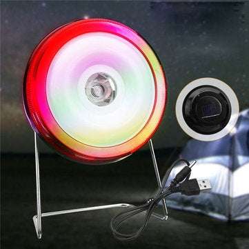 5W Solar LED Outdoor Camping Lamp Hooking Garden Path Stage Light Party KTV