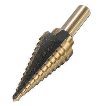 3pcs HSS Nitrogen Step Drill Bit Set 3/16-1/2 1/4-3/4 3/16-7/8