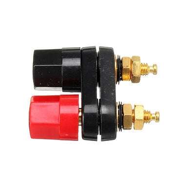 3Pcs Hexagonal Gold-plated Double-connecting String Double-row Banana Connector Banana Socket