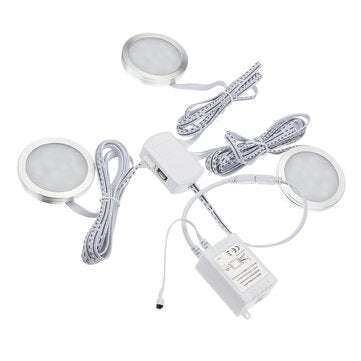 3PCS RV RGB LED Ceiling light Car Dome Interior Light Under Cabinet Lamps Boat Van 12V