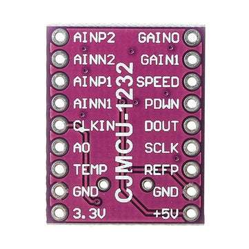 3pcs CJMCU-1232 ADS1232 Analog-to-Digital Converter Board ADS1232IPWR Ultra Low Noise