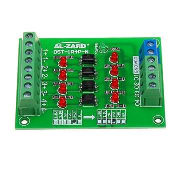 3pcs 24V To 12V 4 Channel Optocoupler Isolation Board Isolated Module PLC Signal Level Voltage Conve