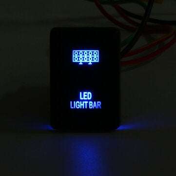 3PCS Push Switch LED Light Bar/Driving/Reverse Light For Toyota Belta Yaris VIOS