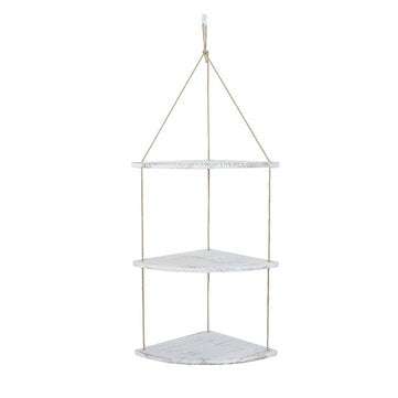 3-Tier Wall-mounted Floating Hanging Rack Corner Shelf Organizer Decor (TYPE: TYPEC)