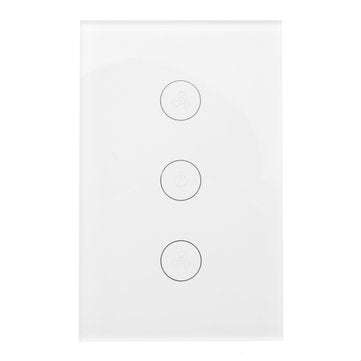 400W 10A WIFI Smart Wall Switch Ceiling Fan Controller Touch Panel Work with Alexa Google Home