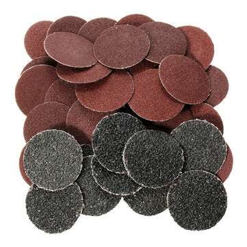 40pcs 2 Inch 24 60 80 120 Grit Roll Lock Sanding Discs