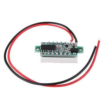 3Pcs Geekcreit Green 0.28 Inch 2.6V-30V Mini Digital Volt Meter Voltage Tester Voltmeter