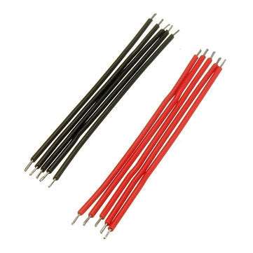 400pcs 6cm Breadboard Jumper Cable Dupont Wire Electronic Wires Black Red Color