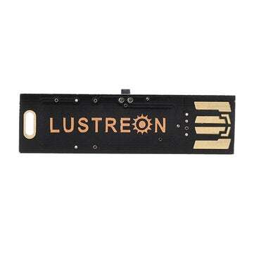 5PCS LUSTREON 1.5W SMD5050 Button Switch Colorful USB LED Rigid Strip Night Light for Power Bank 5V