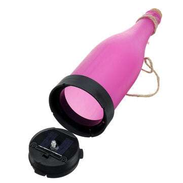5pcs LED Solar Bottle Light Hanging Outdoor Modeling Plastic Garden Decoration Lamp