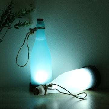 5pcs LED Solar Bottle Light Hanging Outdoor Modeling Plastic Garden Decoration Lamp