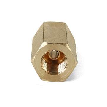 5Pcs Inverted Flare Brass Brake Line Union For 3/16`` Tube  3/8``-24 Threads