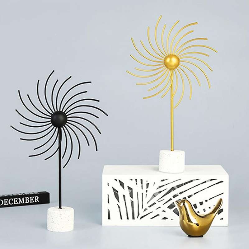 (1Pcs) Windmill Model Iron Decoration, Room Ornaments, Living Room Counter Decoration, Model Decorat