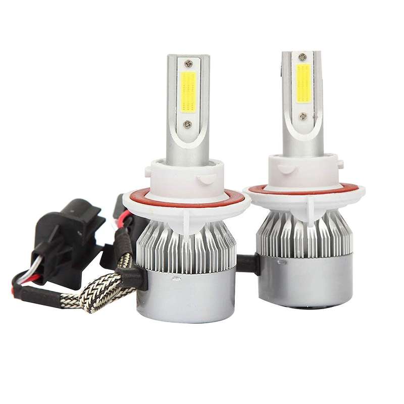 (2 Pack) for H13 / 9008 LED Headlight Bulb (Near and Far) C6 Conversion Kit, 72W 8500LM 6500K Cool W