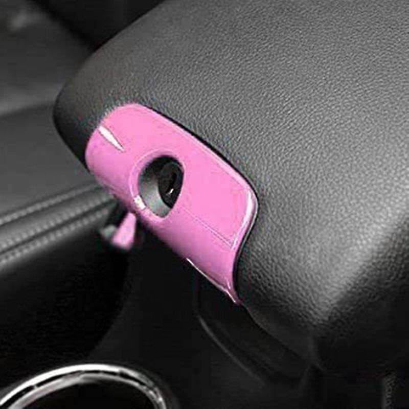 (PINK 18PCs) Car Decoration Steering Wheel & Center Console Air Outlet Trim for Wrangler JK JKU 2011