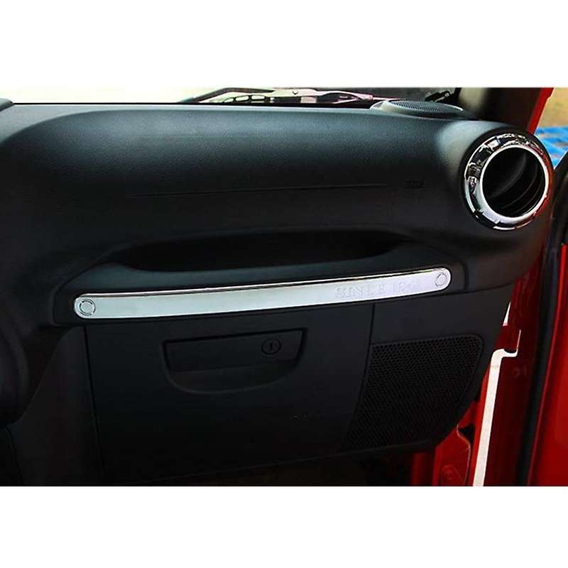 (Silver 18PCs) Car Decoration Steering Wheel & Center Console Air Outlet Trim for Wrangler JK JKU 20