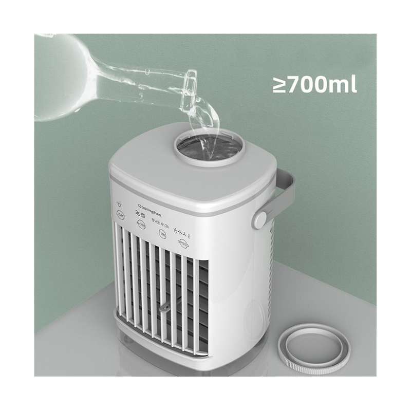 , Cooling Fan Mobile Mini Cold Air Conditioner Portable Evaporative Mini Usb Desktop Humidifier