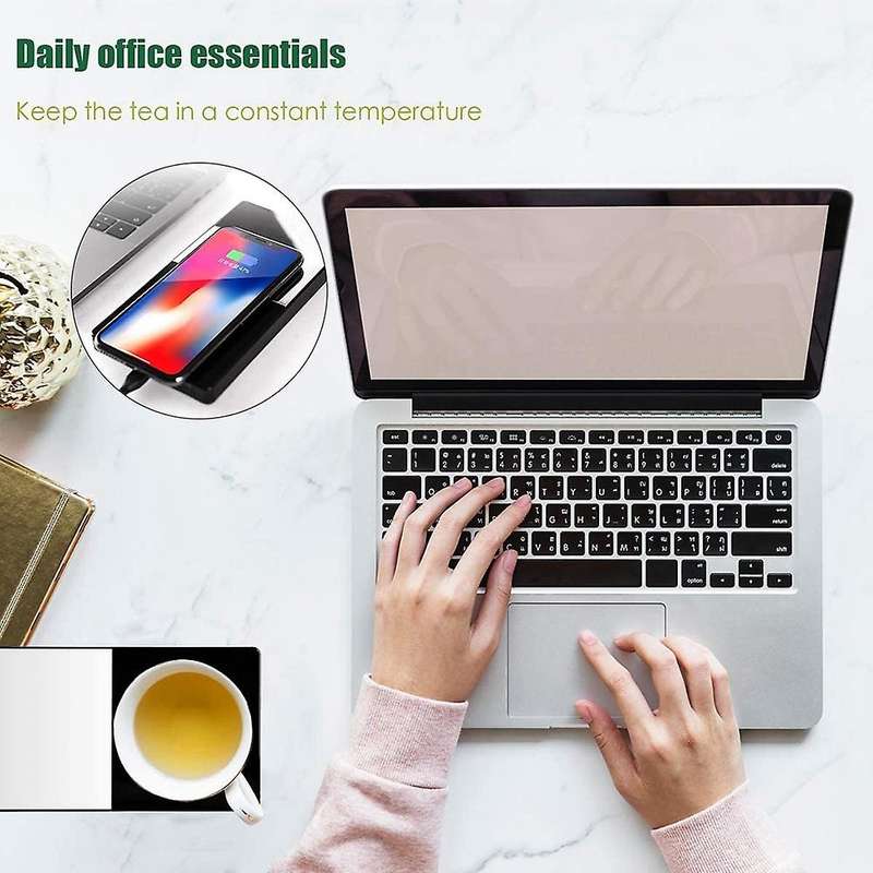 , Electric Coffee Cup Warmer, Constant Temperature, Heating Mug Cup Warmer Set for Home Office