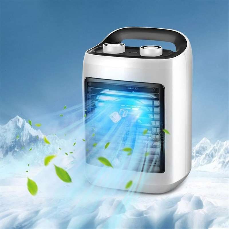 ,Personal Evaporative Air Cooler Mini Desktop Cooling Fan for Room/Office