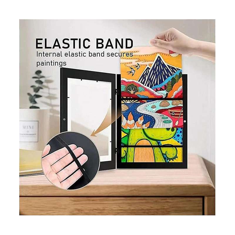 [2-pack] Kids Art Frame Kids Art Frames Front Opening Kids Artwork A4 Picture Frames Changeable Art