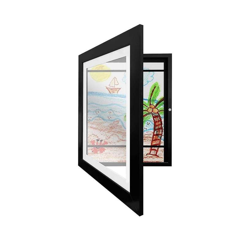[2-pack] Kids Art Frame Kids Art Frames Front Opening Kids Artwork A4 Picture Frames Changeable Art