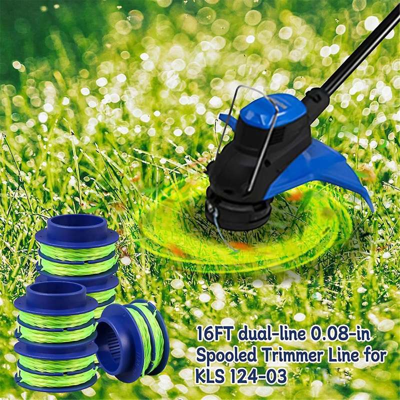 0.080-in Dual Line Replacement Spool Compatible with Max String Trimmer Model (3 Pack)