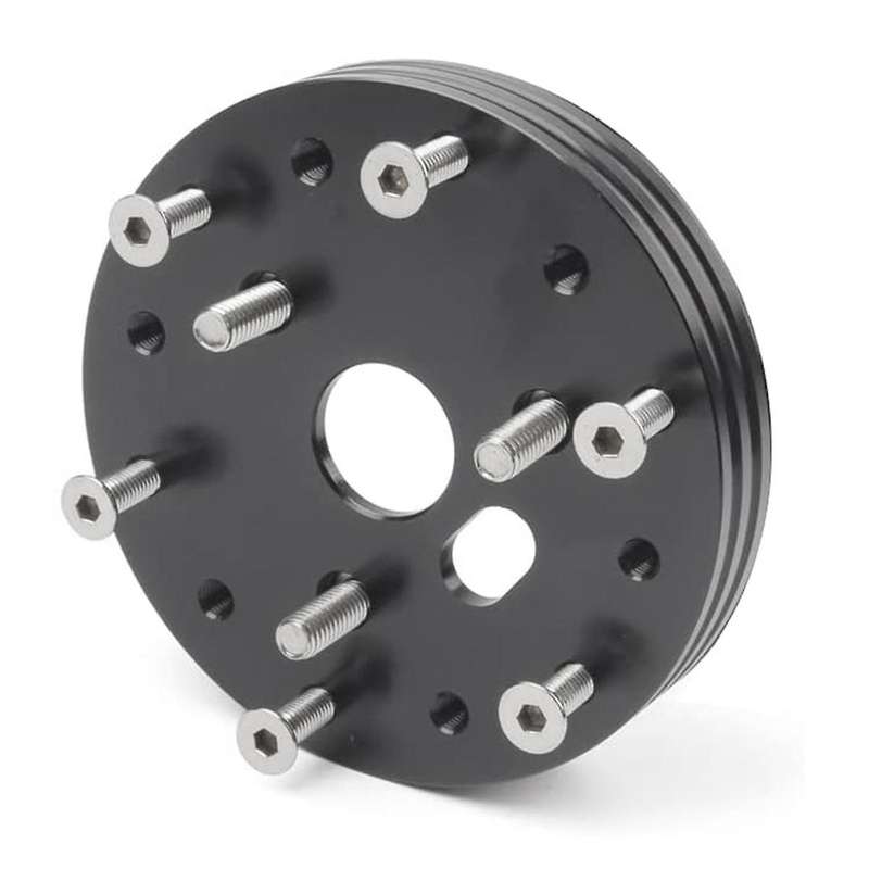 0.5Inch Steering Wheel Hub Adapter Conversion Spacer -for 6 Hole to 3 Hole Steering Wheel Adapter -