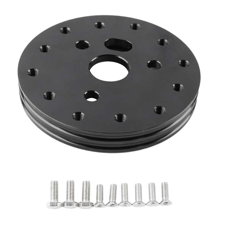 0.5Inch Steering Wheel Hub Adapter Conversion Spacer -for 6 Hole to 3 Hole Steering Wheel Adapter -