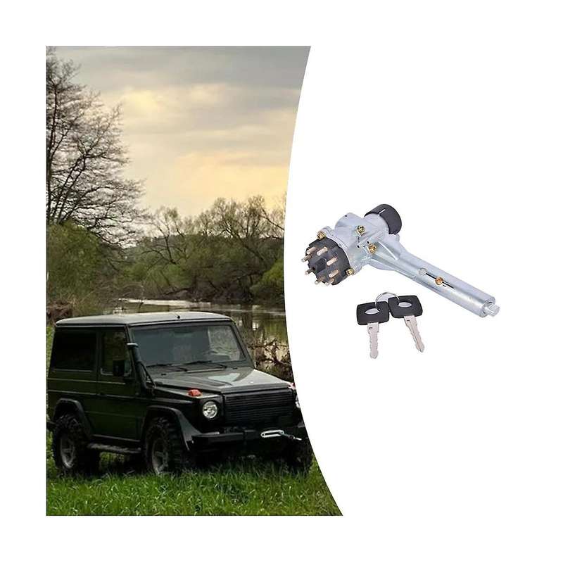 0004600284 Car Ignition Lock Cylinder Switch with Key for W460 & W463 Gasoline Trucks 0014621630 76