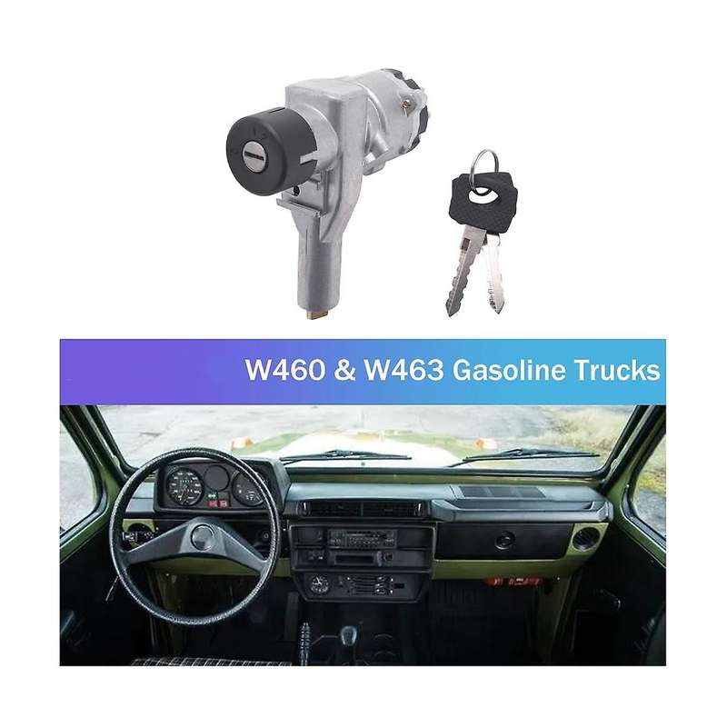 0004600284 Car Ignition Lock Cylinder Switch with Key for W460 & W463 Gasoline Trucks 0014621630 76
