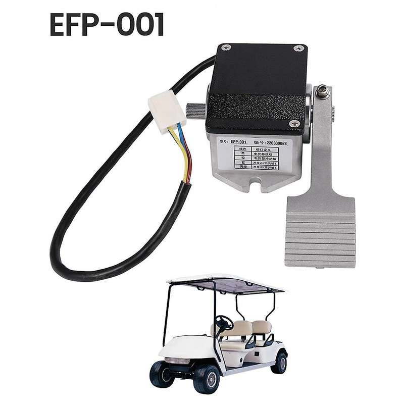 -001 Forklift Electronic Accelerator Pedal Electronic Foot Pedal for Golf Cart Forklift