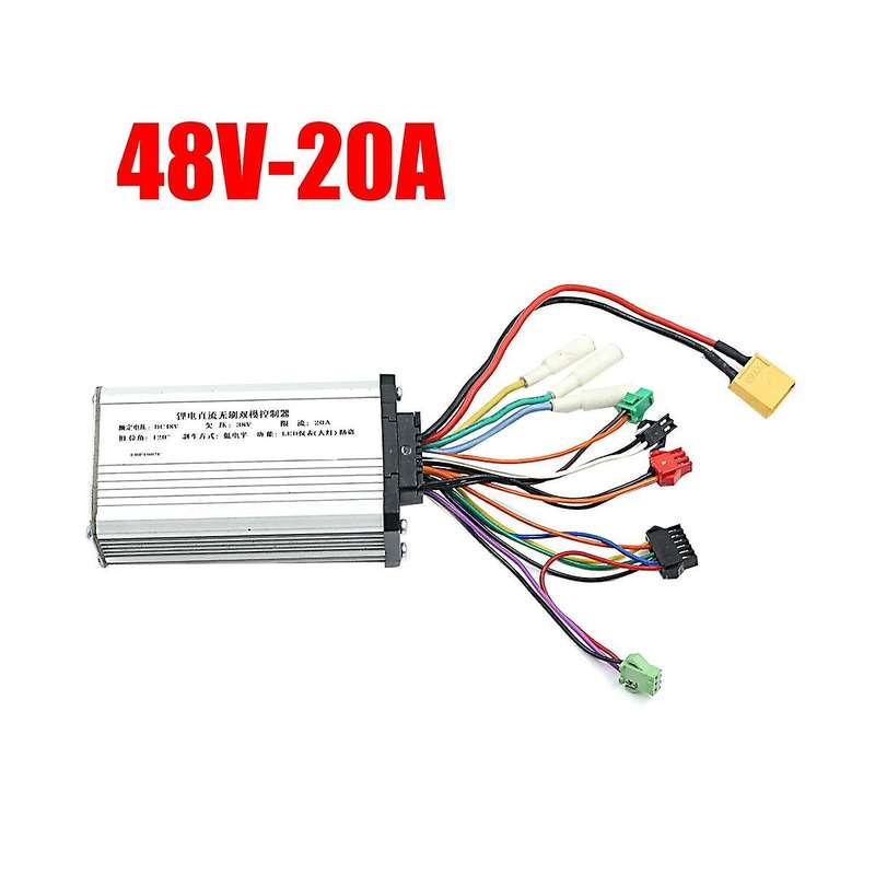 -01 Meter Dashboard Lcd Display 6pin+48v 20a Brushless Controller without Hall for Electric Scooter