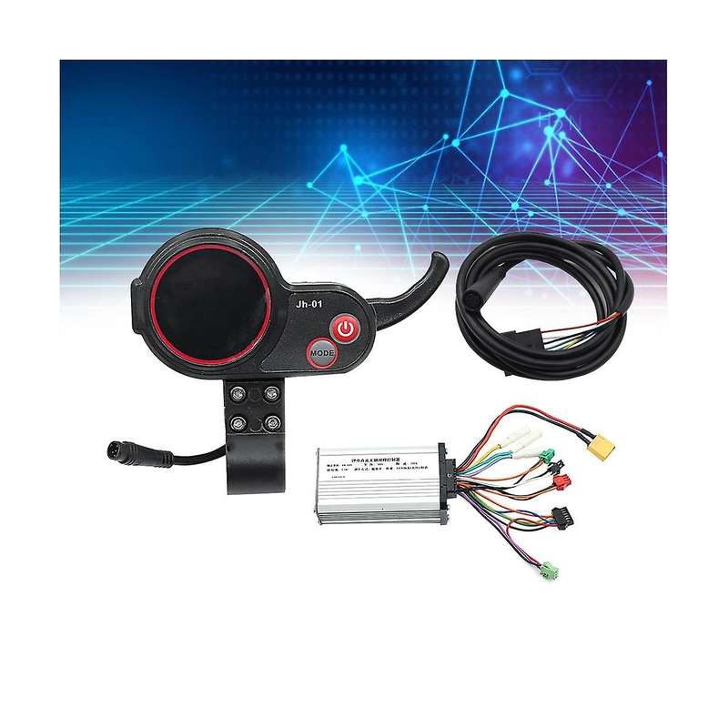 -01 Meter Dashboard Lcd Display 6pin+48v 20a Brushless Controller without Hall for Electric Scooter