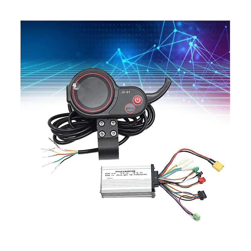 -01 Meter Dashboard Lcd Display+48v 20a Brushless Controller without Hall for Electric Scooter E Bik