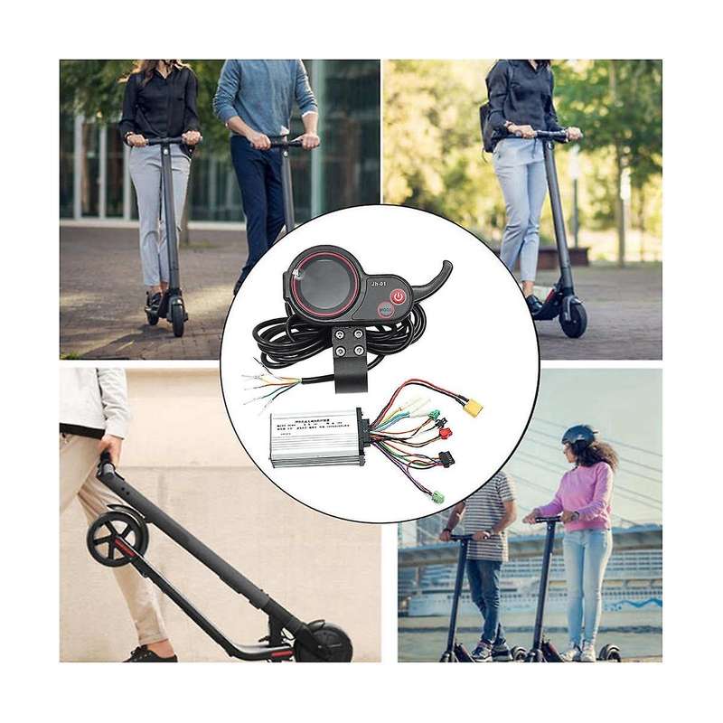 -01 Meter Dashboard Lcd Display+48v 20a Brushless Controller without Hall for Electric Scooter E Bik