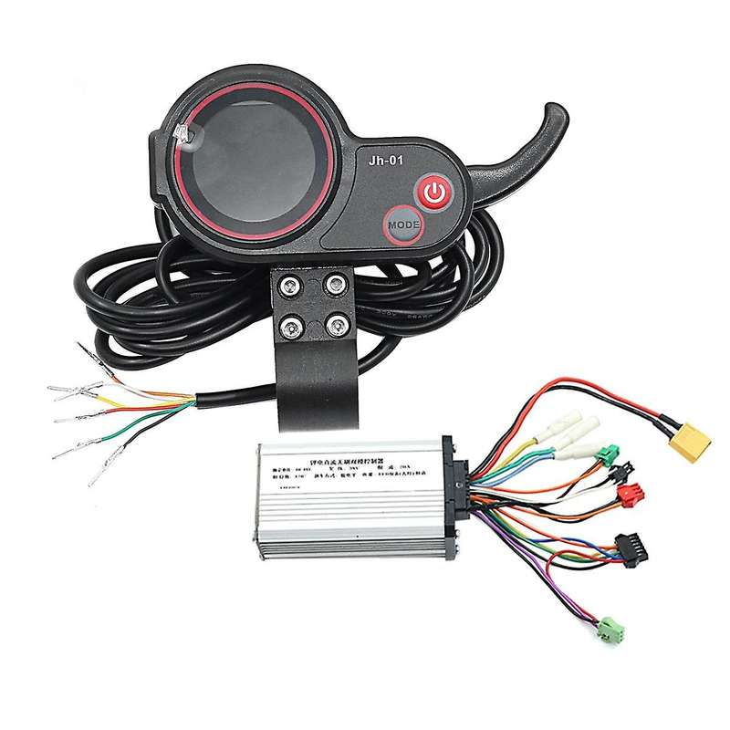 -01 Meter Dashboard Lcd Display+48v 20a Brushless Controller without Hall for Electric Scooter E Bik