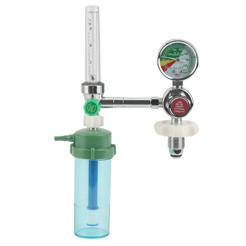0-15L/Min Oxygen Inhaler Regulator Pressure Flow Meter Outlet External Thread G5/8 Inch