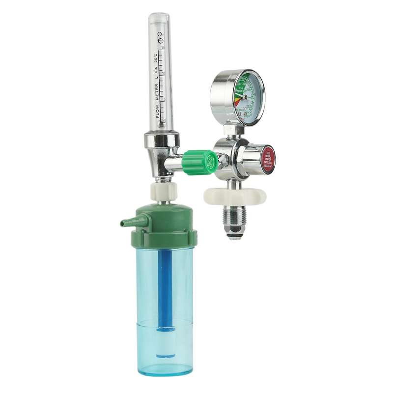 0-15L/Min Oxygen Inhaler Regulator Pressure Flow Meter Outlet External Thread G5/8 Inch