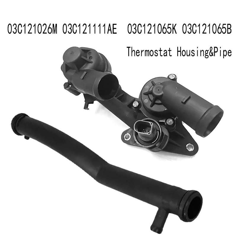 03C121026M 03C121111AE Thermostat Housing&Pipe Fit for A1 03C121065K 03C121065B