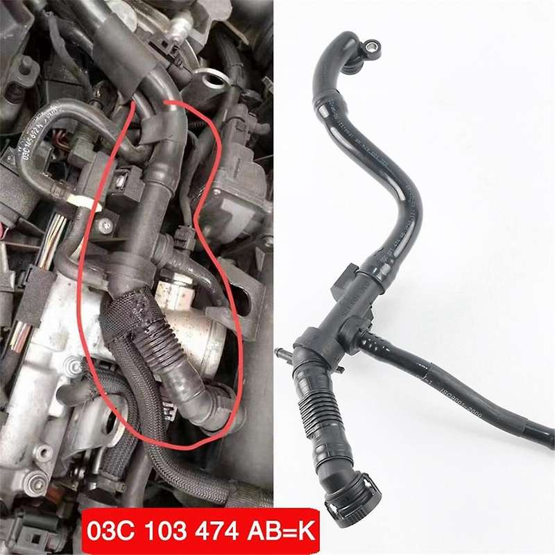 03C103474AB EA111 for / B7 CC 1.4T Ventilation Hose 03C103474K