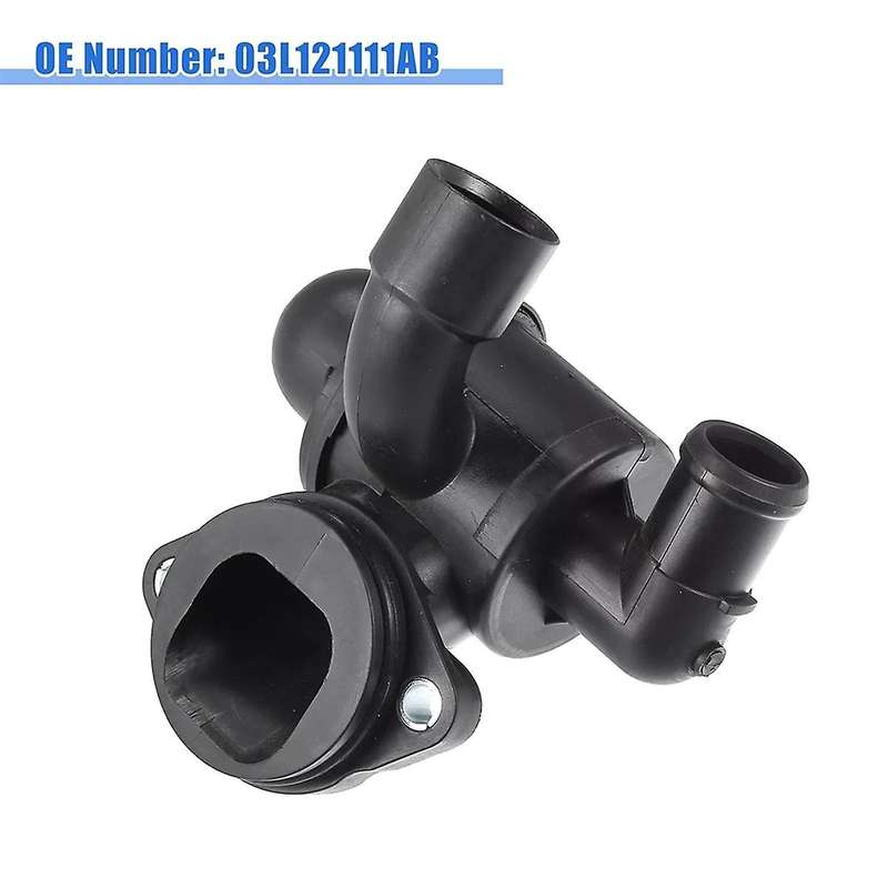 03L121111AB Car Engine Coolant Thermostat Housing Assembly for 2 BiTDI 1968CCM Pickup 2010-2011