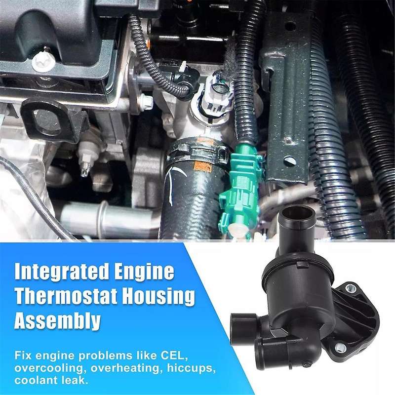 03L121111AB Car Engine Coolant Thermostat Housing Assembly for 2 BiTDI 1968CCM Pickup 2010-2011