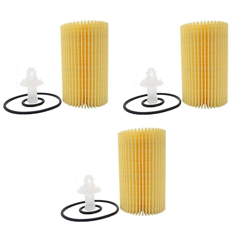 04152-YZZA4 Oil Filter for Land Cruiser Sequoia LX570 5.7L 3PCS