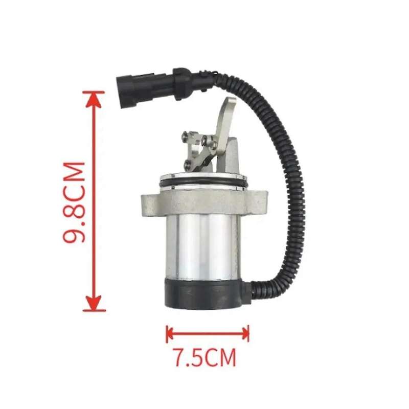 04103816 12v Fuel Solenoid Valve Flame Out Solenoid Valve Excavator Parts for Deutz